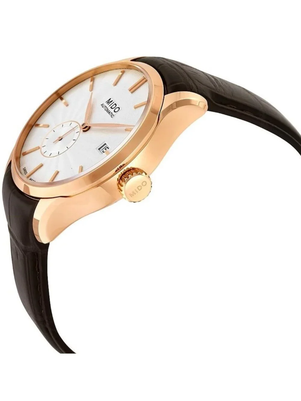 NWT Mido Belluna Automatic Silver Dial Watch M024.428.36.031.00